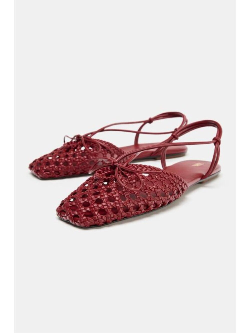 ZARA WOVEN SLINGBACK FISHERMAN SANDALS - Picture 5 of 7
